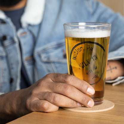 Shaker pint glass