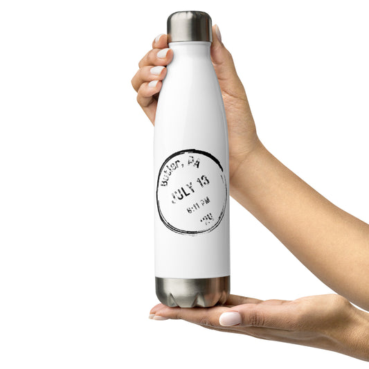 Stainless steel water bottle